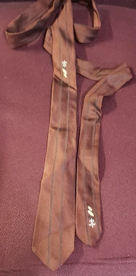 棕色 Rockabilly 紧身领带复古服装服装 — 第 1/4 张图片