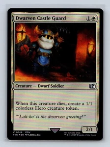 Dwarven Castle Guard FINAL FANTASY #18 MTG Foil - Picture 1 of 2