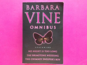 Barbara Vine Omnibus - No Night Too Long Brimstone Wedding Chimney Sweeper's Son - Picture 1 of 5