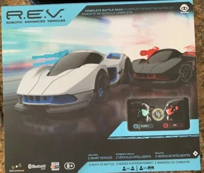 WowWee R.E.V. Robotic Enhanced Vehicles Complete Battle Pack 2 Cars - Image 1 of 3