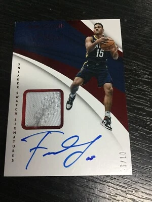2017-18 Panini Immaculate FRANK JACKSON RC /15 Sneaker Shoe Patch Auto Autograph - Image 1 of 2