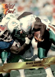 1993 Wild Card #30 Bruce Smith - Picture 1 of 2