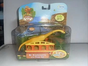NEW NIP Dinosaur Train Mr. Brachiosaurus with train car toy Learning Curve (60a) - Foto 1 di 4
