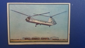 1954 Bowman Power for Peace #43 First Test of YH-16 Transporter 3 - VG. PGCCARDS