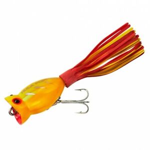 Arbogast          Hula Popper   G730  Ultra Lite       Yellow     Red / Yellow