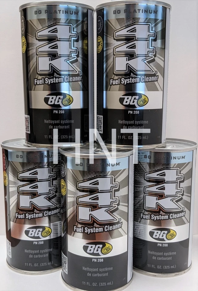 BG 44K PLATINUM Fuel System Cleaner Additive 11oz. Can PN 208 - 5 Pack