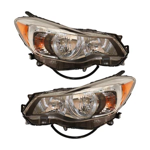 Pair Headlight Halogen Headlamp Assembly LH+RH For Subaru Crosstrek 2016-2017 - Picture 1 of 12