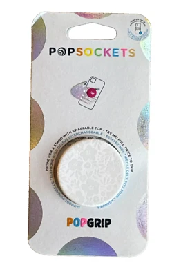 PopSockets PopGrip Cell Phone Grip and Stand - Floral- Blanc Fresh Foto 1 de 4