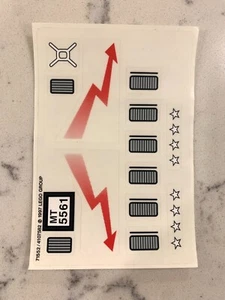 LEGO STICKER SHEET for 5561 Big Foot 4x4 - Model Team,  New & Genuine! - Picture 1 of 1