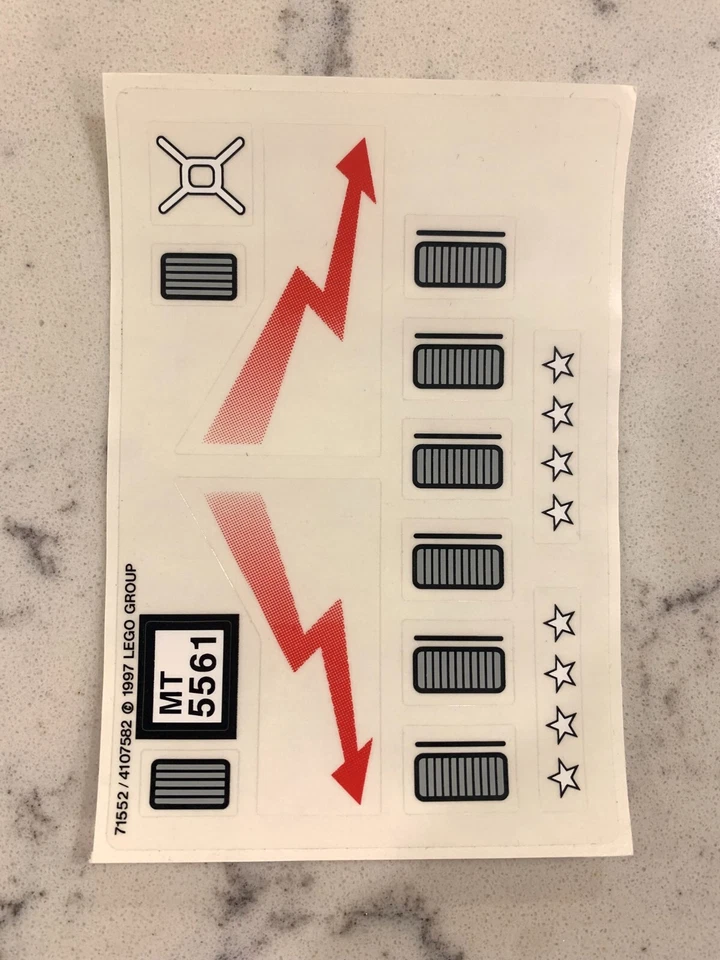 LEGO STICKER SHEET for 5561 Big Foot 4x4 - Model Team,  New & Genuine! - Image 1 of 1