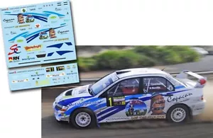 C221 DECAL 1/43 Juan Carlos Quintana MITSUBISHI LANCER EVO 9 Slalom CDIC 2015 - Foto 1 di 1