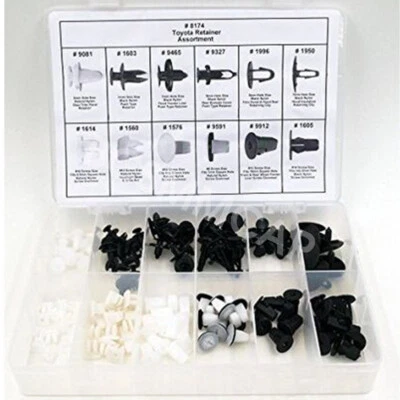 Fender Hood Bumper Panel Clip Body Push Retainer Assortment Kit Fit For Toyota - Image 1 of 4