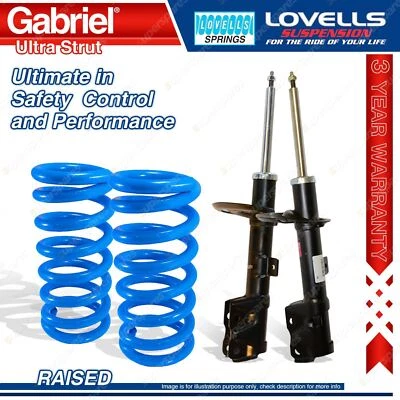 Front Raised Gabriel Ultra Strut Shocks + Springs for Ford Laser KA KB KC KE - image 1 of 2