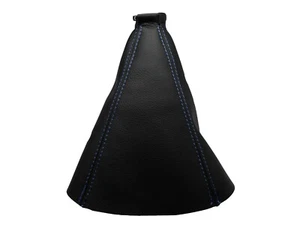 KIA SORENTO I (2002-2007) Soufflet Levier De Vitesse Cuir - Couture Bleu Clair - Picture 1 of 1