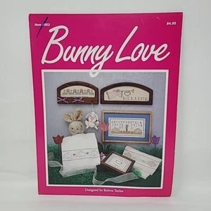 Just CrossStitch BUNNY LOVE 6 Cross Stitch Chart Leaflet by Robyn Taylor Pattern - Picture 1 of 3