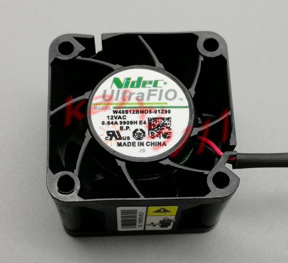 1PC New Nidec W40S12BMD5-01Z90 4028 4CM 12V 0.64A 2-pin cooling fan - Image 1 of 1