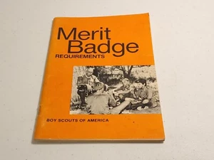 Vintage 1980 Pfadfinder Verdienst Abzeichen Anforderung Broschüre Buch BSA USA - Bild 1 von 8