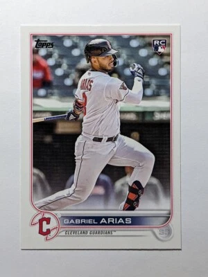 2022 Topps Update #US248 Gabriel Arias RC - Cleveland Guardians - Image 1 of 2