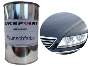 3 Liter Wasserbasislack spritzfertig geeignet für VW LC9X Deep Black Pearl Meta - Picture 1 of 1