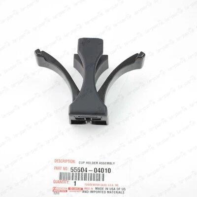NEW GENUINE TOYOTA 05-09 TACOMA 08-20 SEQUOIA CONSOLE BOX CUP HOLDER 55604-04010 - Image 1 of 4