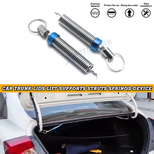 2 PIEZAS Accesorio de resorte de metal ajustable elevación automática de la tapa del maletero de automóvil - Imagen 1 de 16