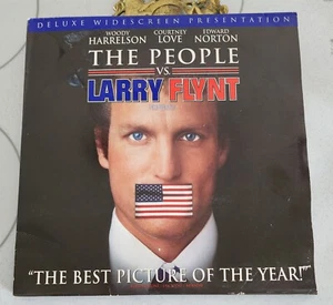 The People vs. Larry Flynt - Woody Harrelson Cortney Love Widescreen Laserdisc - Picture 1 of 2