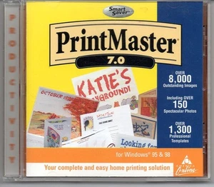 PRINT MASTER 7.0; DESKTOP PRINTING - GREETING CARDS, ETC. - WIN 95/98 CD - Picture 1 of 2