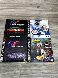Playstation Anleitungen für Crash Bandicoot Warped, Gran Turismo, Triple Play 99 - Bild 1 von 1
