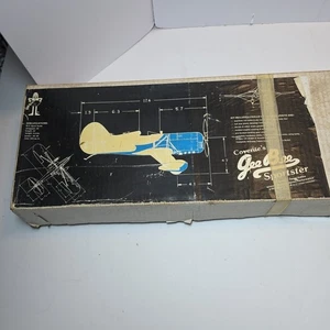 Vintage Holz Modellflugzeug Gee Bee Sportster R/C Sport Scale Coverites - Bild 1 von 16