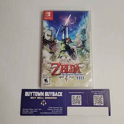 The Legend of Zelda - Skyward Sword HD (Nintendo Switch, 2021) Game & Case - Image 1 of 4