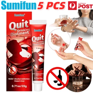 5PCS SUMIFUN Quit Drinking Ointment Alcohol Abstinence Cream Hangover Relief AU - Bild 1 von 12