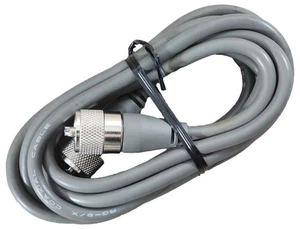 Cable coaxial de antena de radio Workman 8X-6-PL-PL 6 pies RG8X CB moldeado extremo PL259 - Imagen 1 de 4