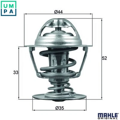 THERMOSTAT COOLANT TX 173 88D FOR PEUGEOT JAGUAR CITROEN C5/III/Break C6 2.7L XF - Image 1 of 4