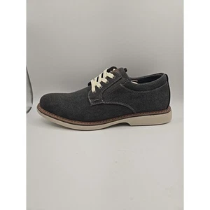 Nunn Bush Gunmetal Hombres Otto Lona Oxford Zapatos Informales Con Cordones Negros 8M Nuevos en Caja - Imagen 1 de 8
