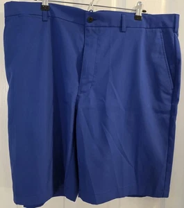 NWT PGA Tour Shorts Mens 40 Blue Solid - Picture 1 of 7