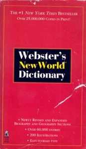 Webster's New World Dictionary / 1995 paperback edition / 60,000+ entries - Imagen 1 de 1