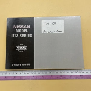 GENUINE Nissan 1993 U13 Series OWNERS MANUAL Book U13-A OM5E-0U13G0 Bluebird - Imagen 1 de 15