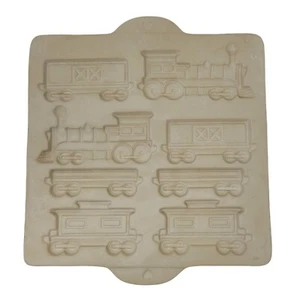 The Pampered Chef Vintage 1998 Family Heritage Hometown Stoneware Gingerbread Tr - Bild 1 von 10