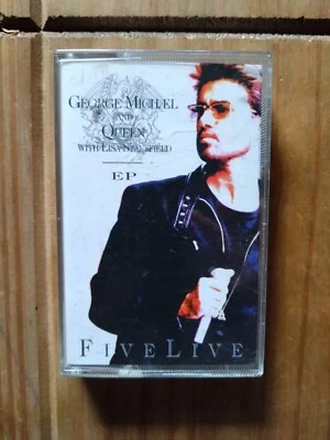 Queen - George Michael - Lisa Stansfield  - Five Live E.P - Cassette - Image 1 of 4
