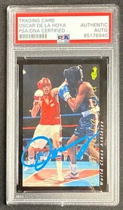 Oscar De La Hoya Signed 1992 Classic World Class RC #41 Boxing PSA 85176940 - Picture 1 of 2