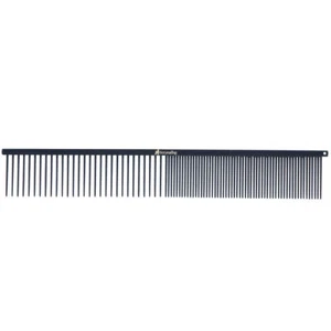 DezynaDog Ember Gun Metal 50/50 25cm Comb - Versatile 50/50 Teeth - Picture 1 of 2