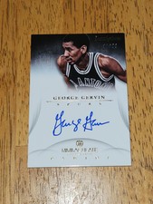 2012-13 Panini Immaculate Inscriptions George Gervin Auto /99 #IN-GG Spurs