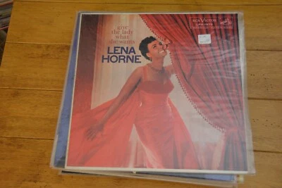 LENA HORNE "GIVE THE LADY WHAT SHE WANTS" LP 12" VINYL RECORD CHEESECAKE [79] Foto 1 de 4