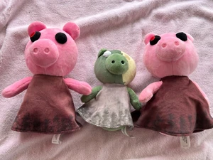 3 PIggy MiniToon Plush Zompiggy Roblox 7" Pig Zombie Green Yellow Mini Toon 2020 - Bild 1 von 10