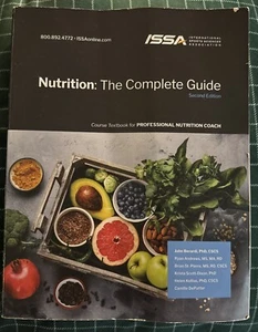 ISSA Nutrition The Complete Guide 2nd Edition Course Textbook Nutrition Coach PB - Picture 1 of 6