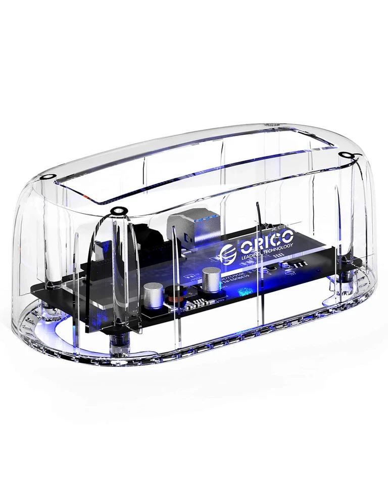 ORICO USB 3.1 10Gbps Hard Drive Docking Station USB-C 2.5/3.5" SATA SSD HDD Dock - Image 1 of 4