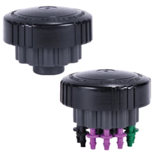 5-PACK 12 Outlet Hydroponics Drip Irrigation Distributing Manifold Bubbler Body - Picture 1 of 5