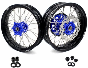 KKE 3.5/4.25*17" Supermoto Cush Drive Wheels Rims Fit Suzuki DRZ400SM 2005-2024 - Foto 1 di 11