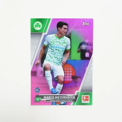 2021-22 Topps Bundesliga Fuchsia Foil /125 Marco Meyerhofer #85 Rookie RC - Image 1 of 2