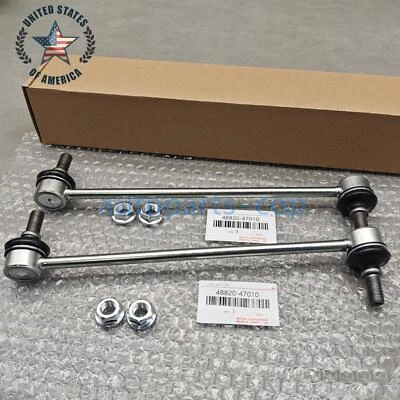 New 2× Front Sway Bar End Links  Fits Toyota Corolla Matrix Prius 48820-47010 US - Изображение 1 из 4